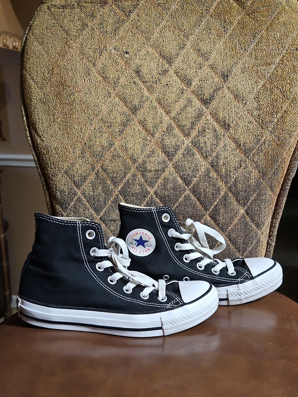 Converse Chuck Taylor All Star Hi Lace Up High Top Sneakers Shoes Black White